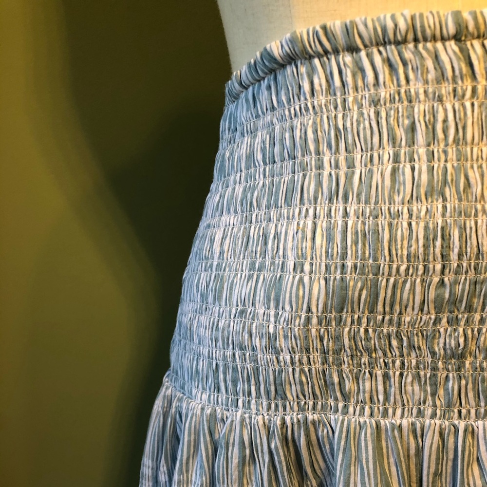 Anthropologie Karyn Smocked Midi Skirt - Picture 8 of 15